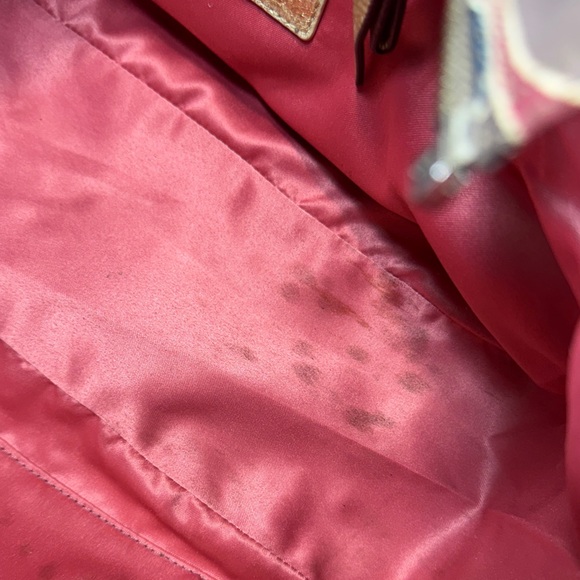 Coach Pink and Gold Signature Tote Bag - Picture 10 of 14